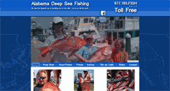Desktop Screenshot of alabamadeepseafishing.com
